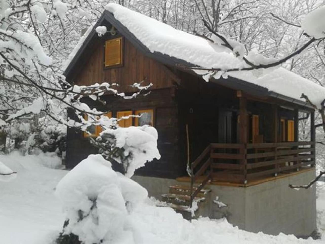 Wooden House Near The River Kupa Kamanje Exterior photo